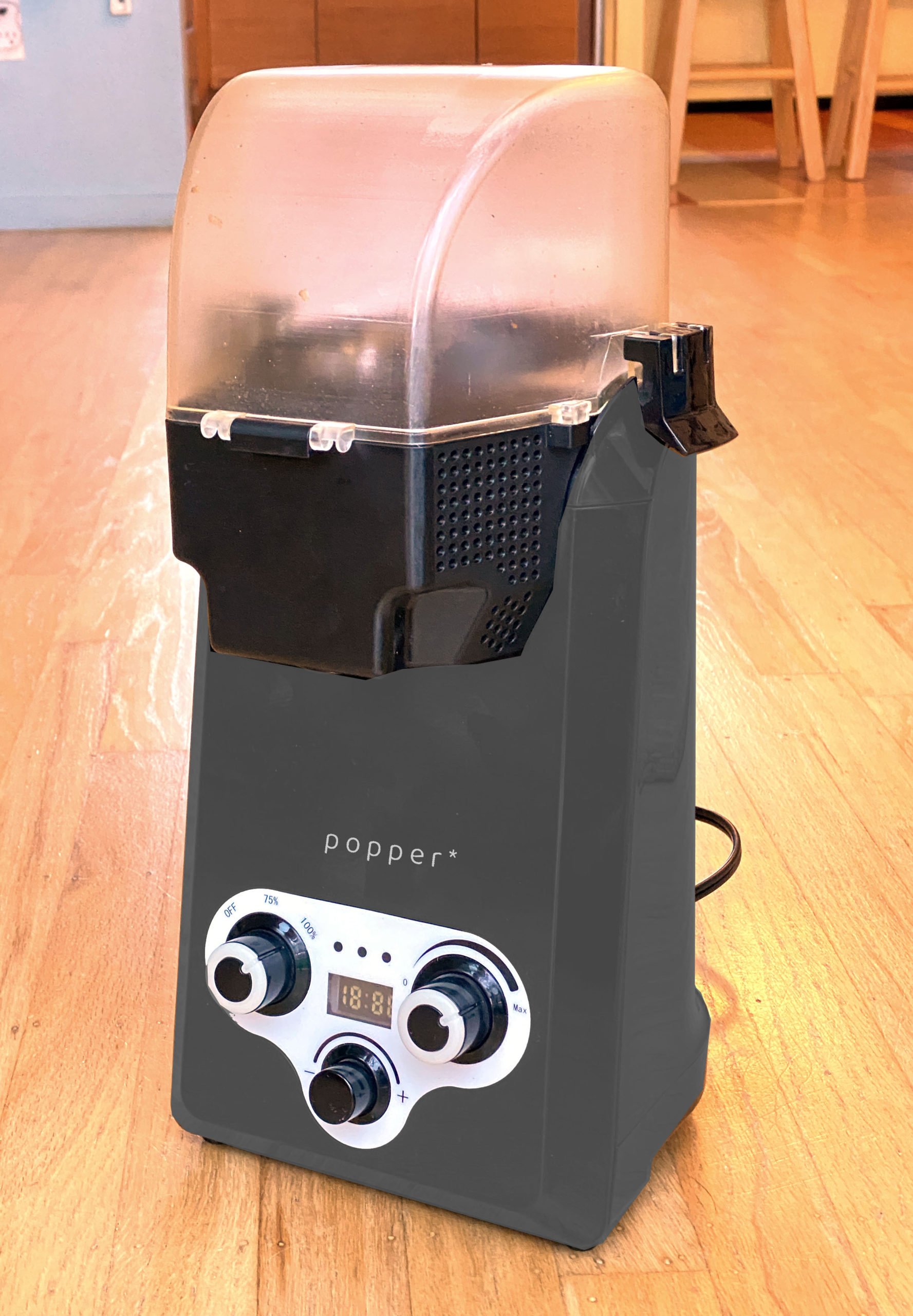 It's a "coffee roaster" popper*